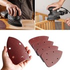 140 90mm Mouse Sanding Paper Polish Pad 40-2000  5 Holes Wood Sanding Sheet