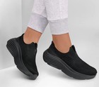Shoes Skechers Women Wide Black Max Cushioning Sport Ultra Light Slip On 129481