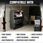 46 4 h Adjustable Van Shelving Storage For Transit savana nv ram savana metri