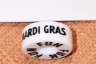  Carnival Mardi Gras Fun Ship Effy Jewelry Barrel Charm White Cruise Mardigras