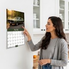 2026 American Muscle Cars Illustrated Wall Calendar 16-month Xl   Free Shipping