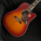 Top Quality Cutaway Acoustic Electric Guitar Fishman 301 Eq Solid Spruce Top