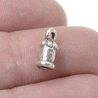 10 Antique Silver Distressed Cord Ends   2mm Hole  Tierracast Design For Leather