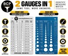 Screw Thread Gauge   Metric And Sae   Recommends Drill Bit   Tap Size  bcp675 