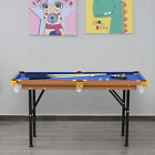 4 5ft Mini Table Top Pool Table Game Billiard Board Set Cues Play W balls