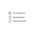 Mobius   Ruppert  207 Magnesium 3 Function Pencil Sharpener