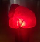 Huge Rare Piece Of Red Bonfire Sea Glass  Surf Tumbled Historic Bayonne