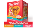 Hartz Delectables Squeeze Up Interactive Lickable Wet Cat  0 5oz  72 Count 