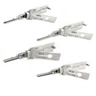 Key Decoder 2 In 1 Stainless Steel Key Pick Up Hook Tool For Repair Maintenance