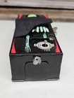 Japan Tinplate Coffin Bank 1950s - 60s Working Excellent Condition Works Great 