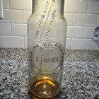 Vintage One Liquid Quart Glass Motor Oil Bottle  Model Bw 1228 With Pour Spout