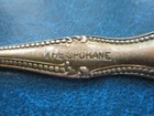 Vintage  the Spokane   former Spokane Washington Hotel  Silverplate Pickle Fork