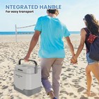 Portable Car Fridge Freezer Cooler Electric Refrigerator 12v 33lcamping Travel