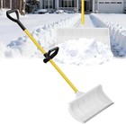 Snow Pusher  Snow Plow Shovel With Ergonomic Dual D-handles   22   Uhmw Blade   
