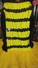 Capezio Girls Yellow black Sleeveless Tutu Dance Dress  Size Sc Cc23030