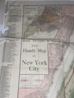 Vintage Rand Mcnally   Co New Handy Map Of New York City    1911   
