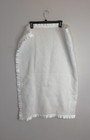 Vintage White Baby Blanket Acrylic Thermal Satin Nylon Trim Wpl 1675 Usa
