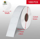1  Clear Circle Stickers  1000 Pcs   Transparent Self-adhesive Seals For Envelop