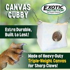 Canvas Cubby - Hammock For Squirrels  Sugar Gliders  Hedgehogs  Chinchillas