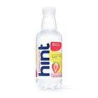 12 Pack 16 Fl Oz Hint Water Strawberry Lemon Zero Sugar Zero Calories