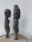 Old Rare Pair Itara Anceator Figures  From Atauro Island Indonesia Tribal Art 