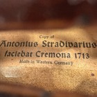 Copy Of Antonius Stradivarius Faciebat Cremona 1713 Violin Made In Germany   Bow