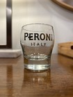2oz Peroni Nastro Azzuro Italian Beer shot Glasses Brand New Never Used