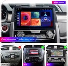 For Honda Civic 2016-2020 Apple Carplay Android 12 0 Car Stereo Radio Gps Wifi