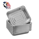Regular Weight Disposable Aluminum 1 2 Size 9  X 13  Deep Foil Pan For Roasting