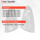 Pair Left   Right Door Outer Handles For Honda 2011-2015 Crz Cr-z 72181-szt-003