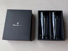 Maserati Logo Glass Tumbler Set Of 2 Commemorative Novelty Gift Box New