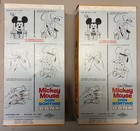 Vintage Mickey Mouse Coin Sorting Bank Lot Of 2 Wolverine Toy 1970s 