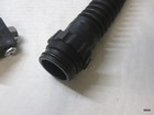 Gas Mask Black Flexible Rubber Air Hose Tube 35  Oal With Oxygen In   Out