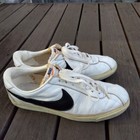 Nike Bruin White X Black Us10 Made In Taiwan 70s Original Vintage Used Sneakers