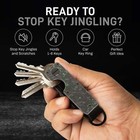 Rossm Key Organizer - Compact Minimalist Metallic Key Holder   Holds 2-6 Keys