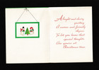 Vtg Christmas Greeting Card Whimsical Snowmen Trees American Greeting