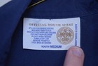 Cub Scout Blue Uniform Official Shirt Boys M Tiger Wolf Bear Wash Dc Ncac