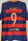 Luis Suarez Signed Autographed Barcelona 2015 16 Home Jersey Shirt With Beckett