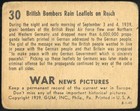 Us 1939 World War Ii Gum Card