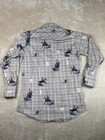 H Bar C California Ranchwear Long Tail Pearl Snap Shirt Mens Sz M Vintage Cowboy