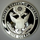 2008 P Bald Eagle Proof Silver Dollar Commemorative  1 Coin Only
