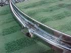 15 Inch Rogers Holiday 1966s Snare Or Tom Drum Rim 8 Hole Chrome Over Steel Hoop