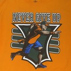 Wwe John Cena Shirt Men Xl Orange Authentic Jersey Never Give Up