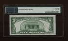 Dbr 1928-a  5 Legal Fr  1526 Ca Block Pmg 63 Epq Serial C88687231a