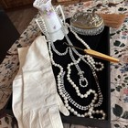 Antique vintage Victorian  Ladies Boudoir vanity Items Lot