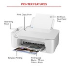 Canon Pixma Ts3722 Wireless All-in-one Home Printer W  Scanner And Copier