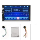 7  Double 2din Car Stereo Radio Fm Mirror Link Usb Player Bluetooth Touch Screen
