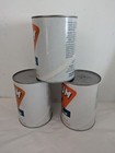 Lot Of 3 Vintage Nos Oilzum Automatic Fluid Quart Cans - Ford Qualification Oil
