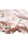 Vtg Mayfair Baby Girls Pink Bubble Romper  Size 24 Mo  Candy Castle Cross Back
