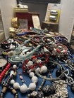 Antique Vintage Junk Drawer Jewelry Lot Estate Sale Find Lot G-31